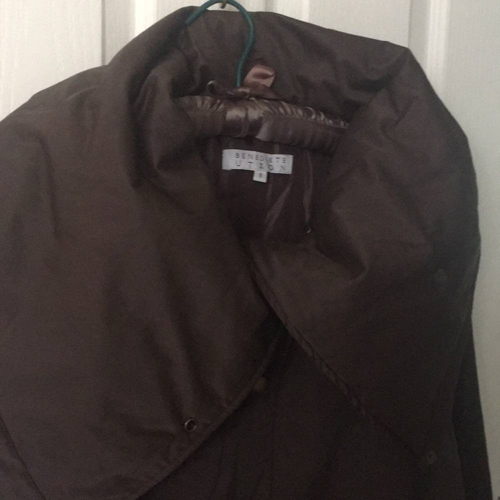 Nwt Big Collar Puff Coat With Fur Cuff